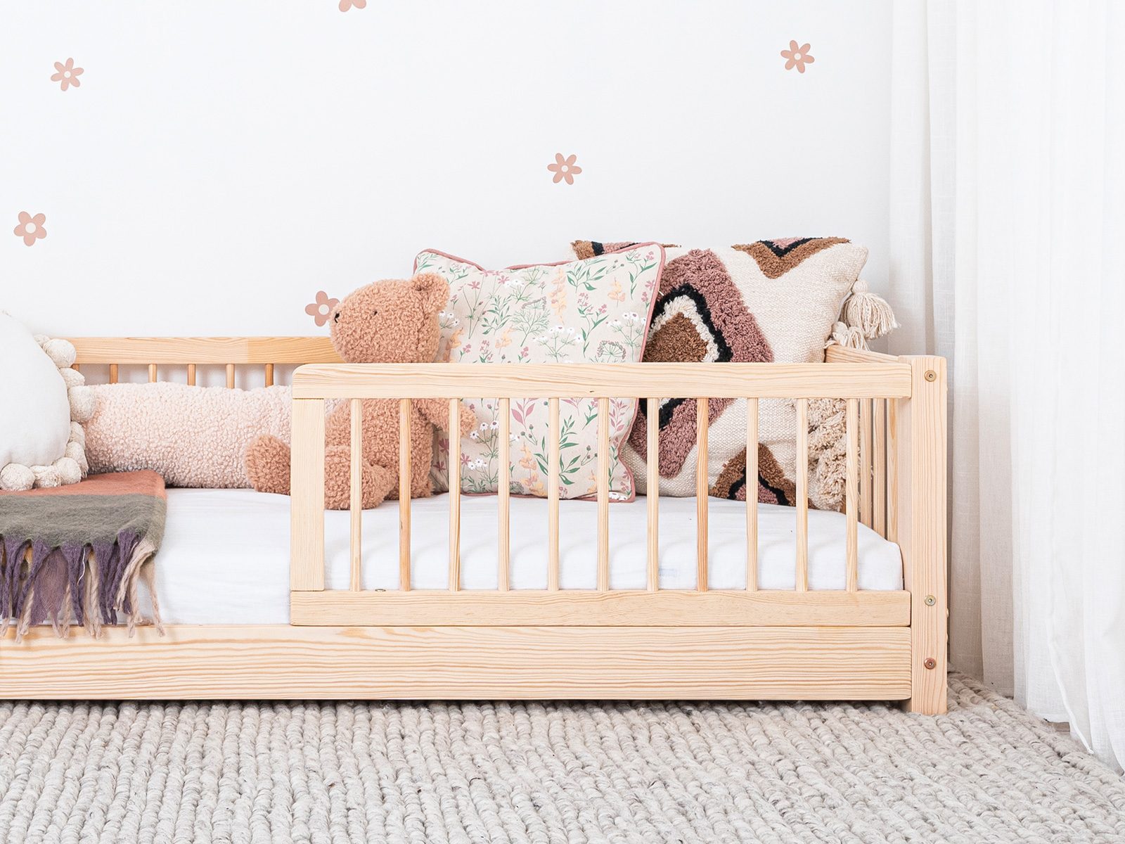 Toddler Bed, Kids bed, House bed Luno-Moon 2-in-1
