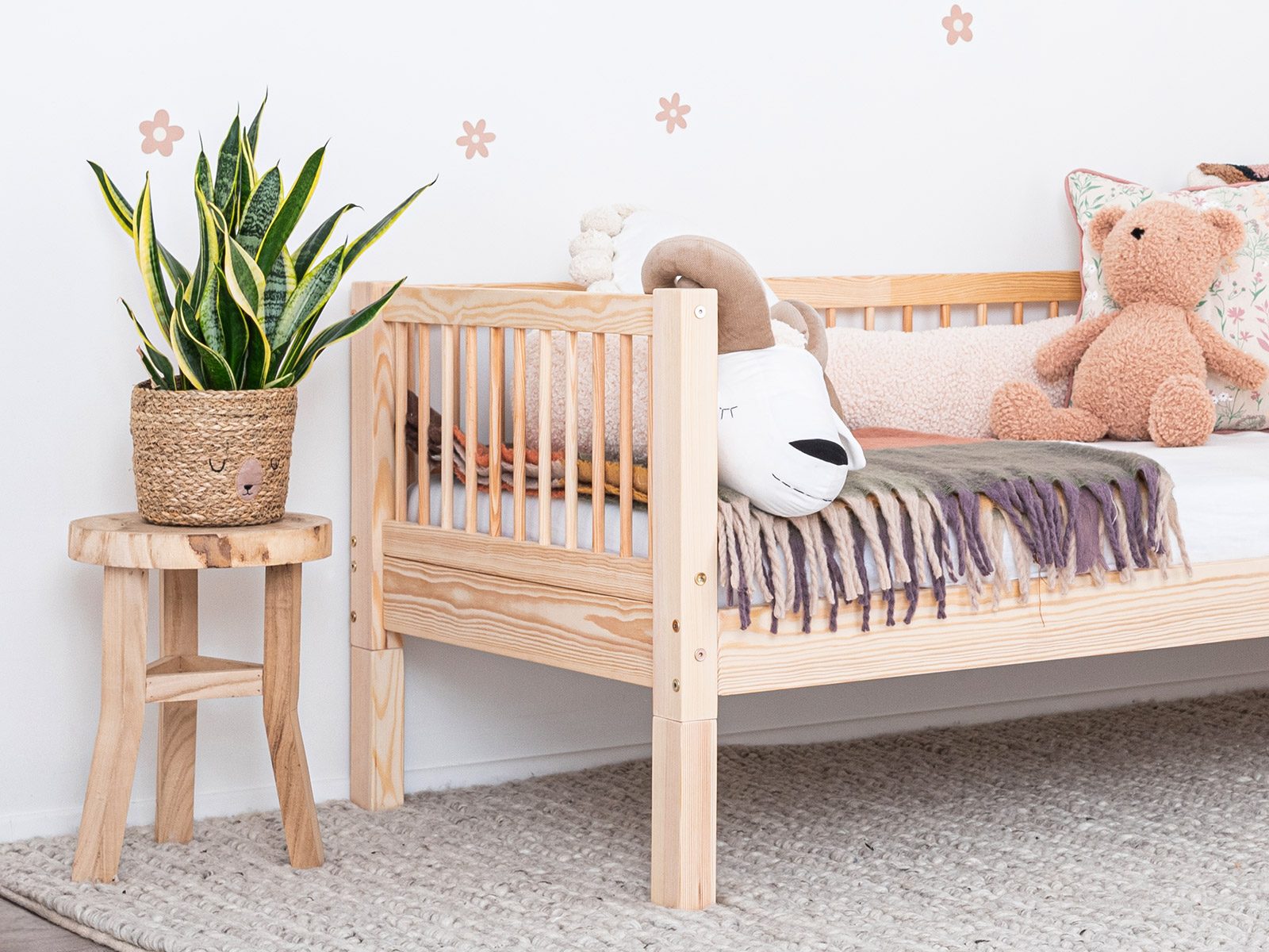 Toddler Bed, Kids bed, House bed Luno-Moon 2-in-1