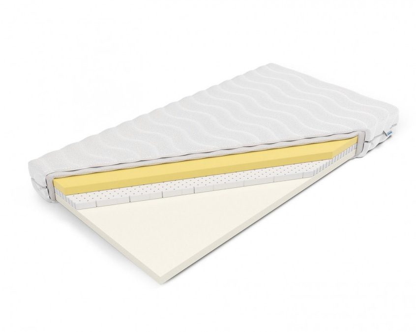 Memory-Schaum-Matratze mit Latex - 14cm