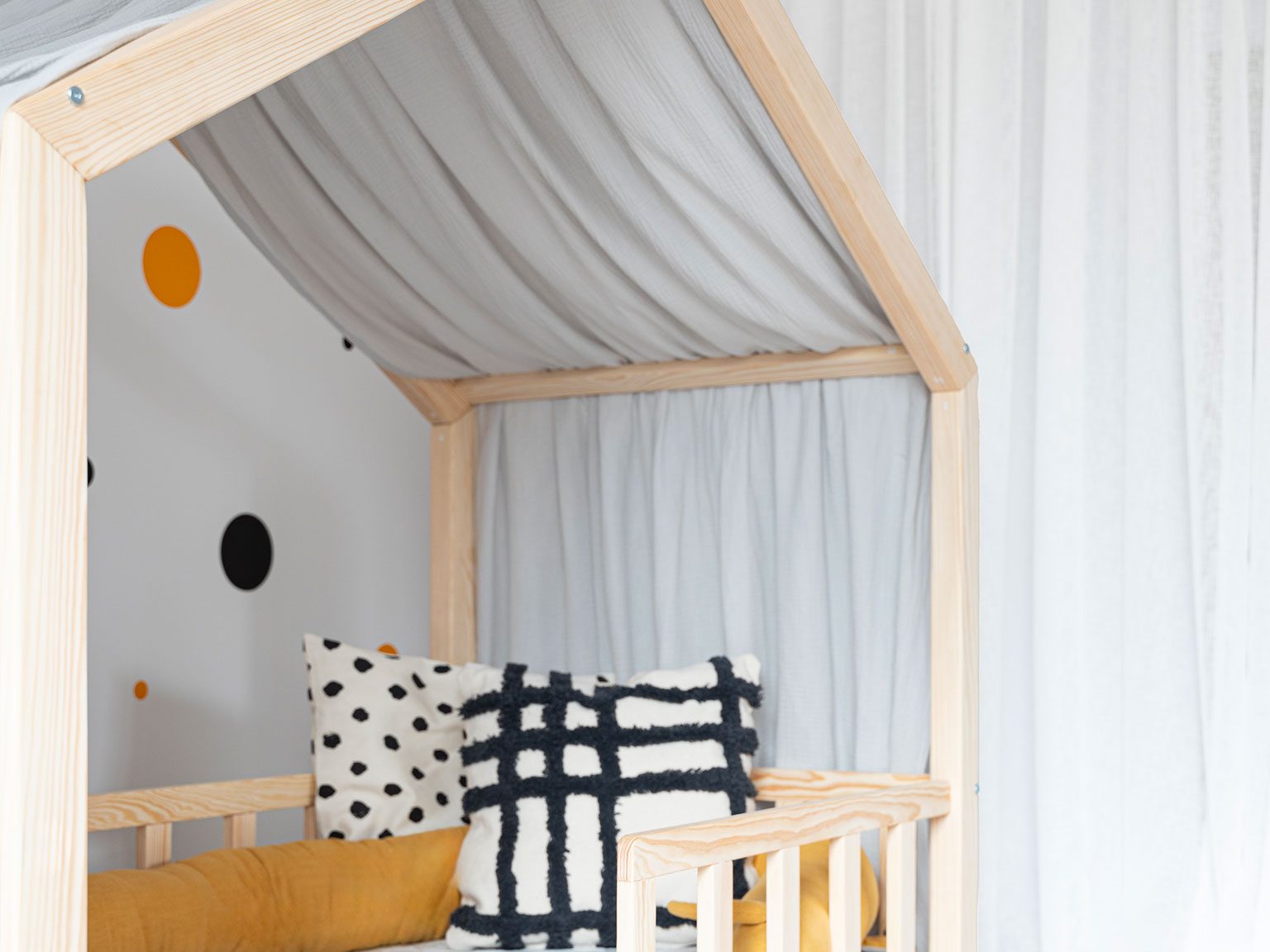 House bed canopy Kuu - set of 2