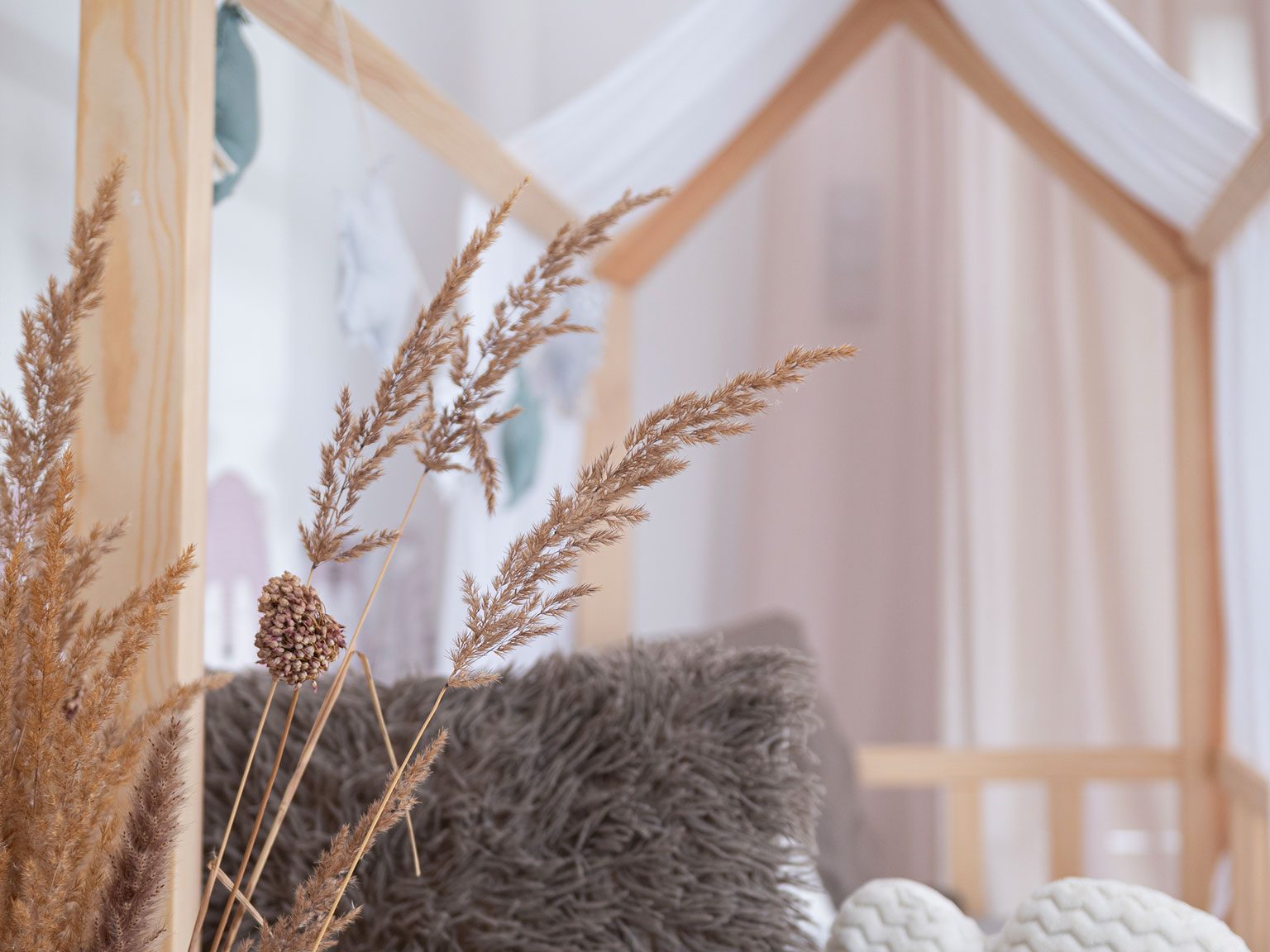 House bed canopy Luno - set of 2