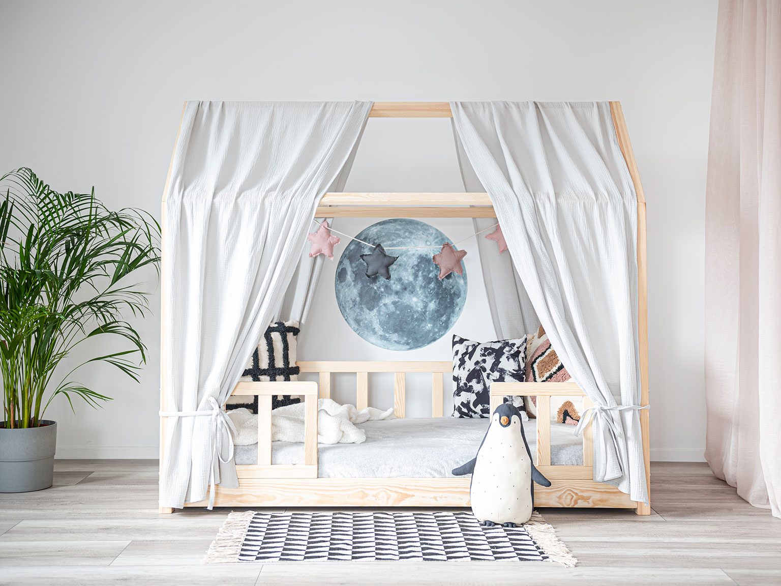 House bed canopy Luno - set of 2