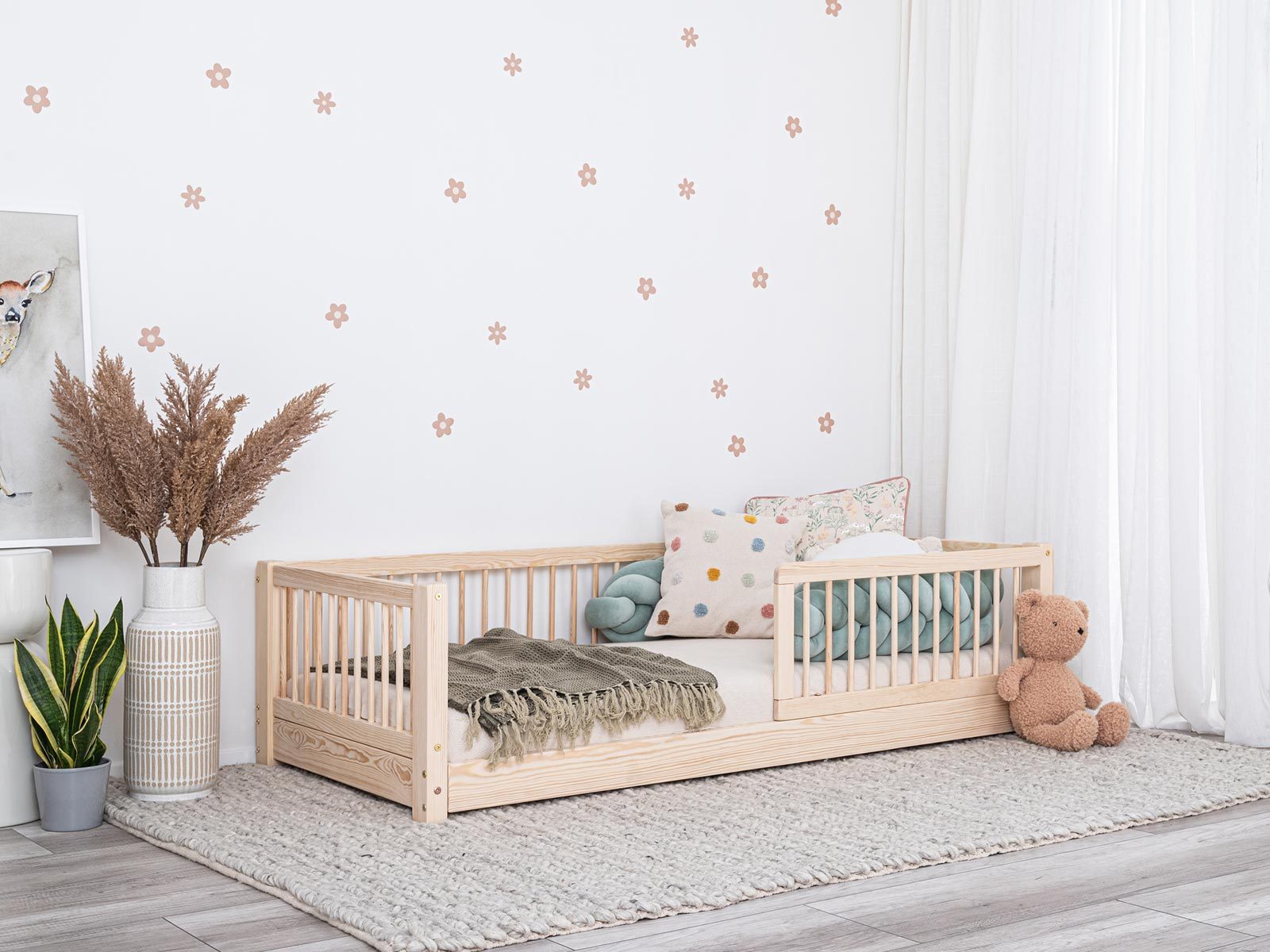 In the picture: Toddler Bed, Kids bed Moon, 160x80cm