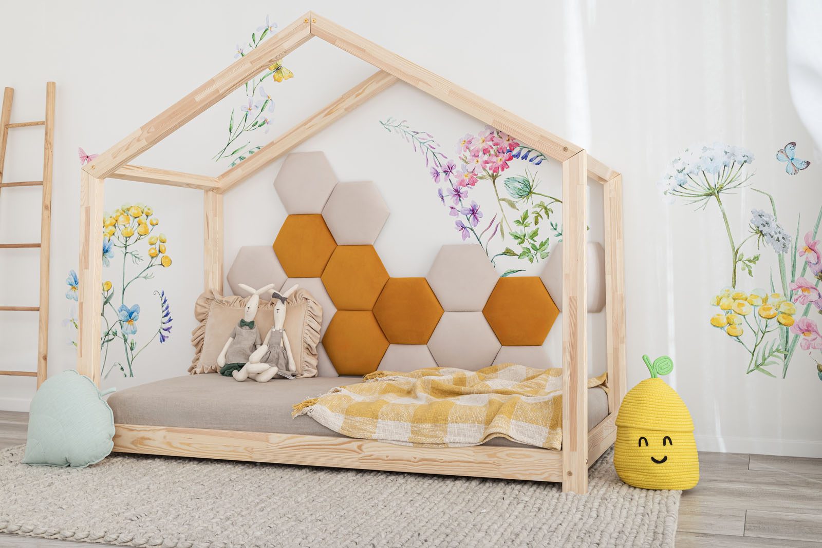 Upholstered wall panels - Honeycomb