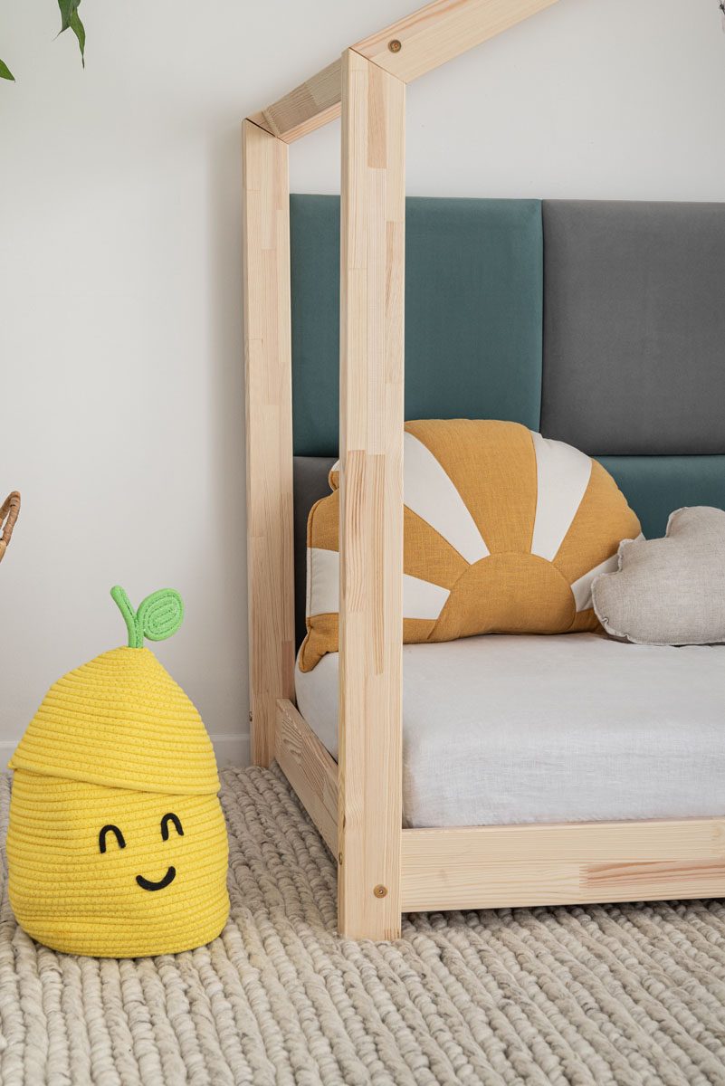 Gepolsterte Wandpaneele Schoko Tafel