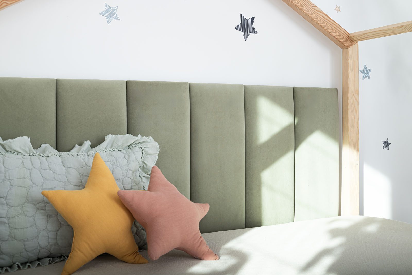 Upholstered wall panels - Tea biscuits - Nude 08