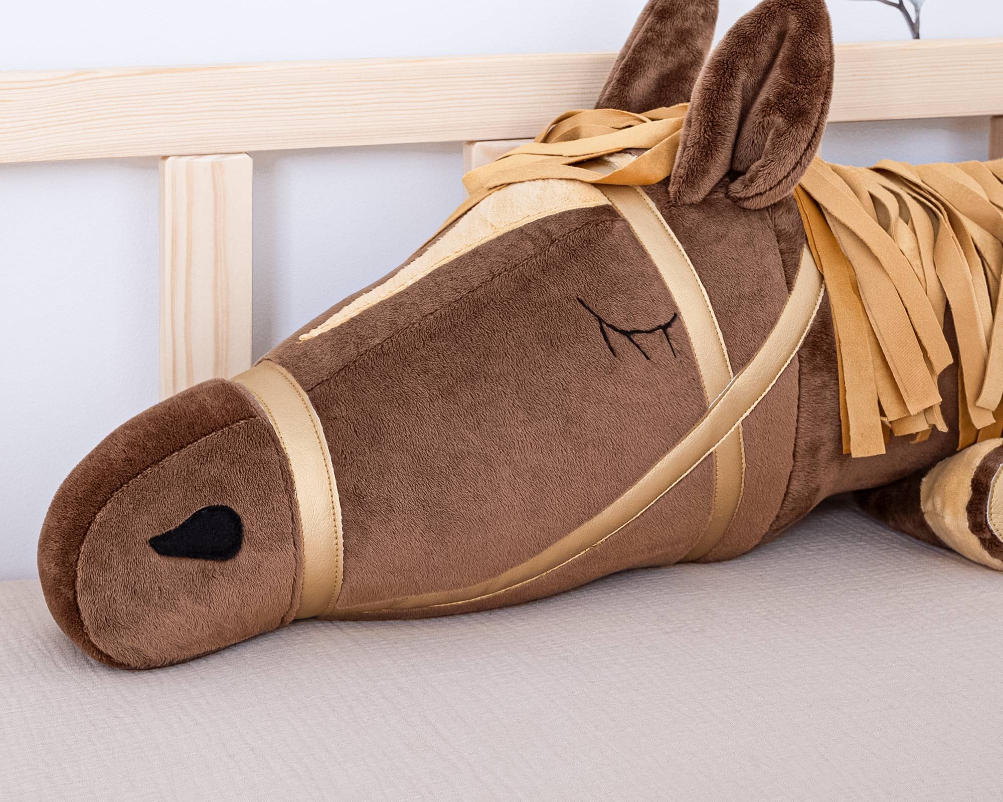Bed Bumper - Brown Horse