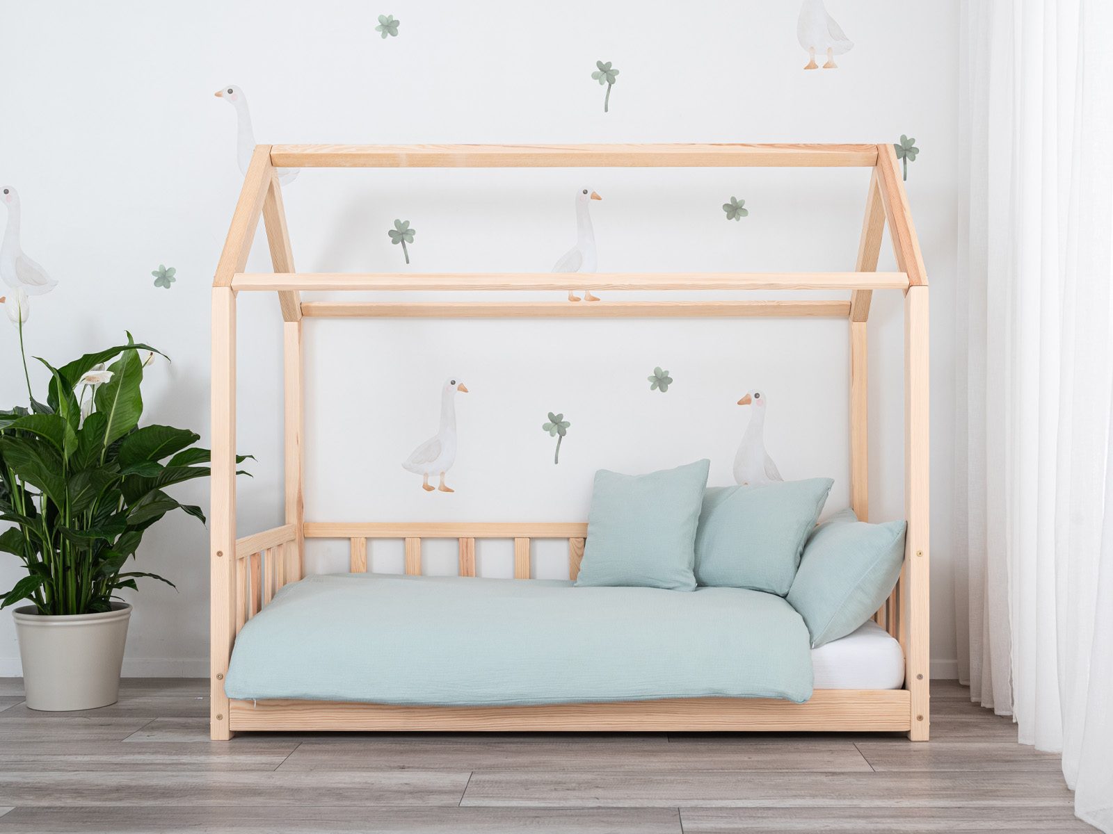 Bettdecke aus Musselin - Mint