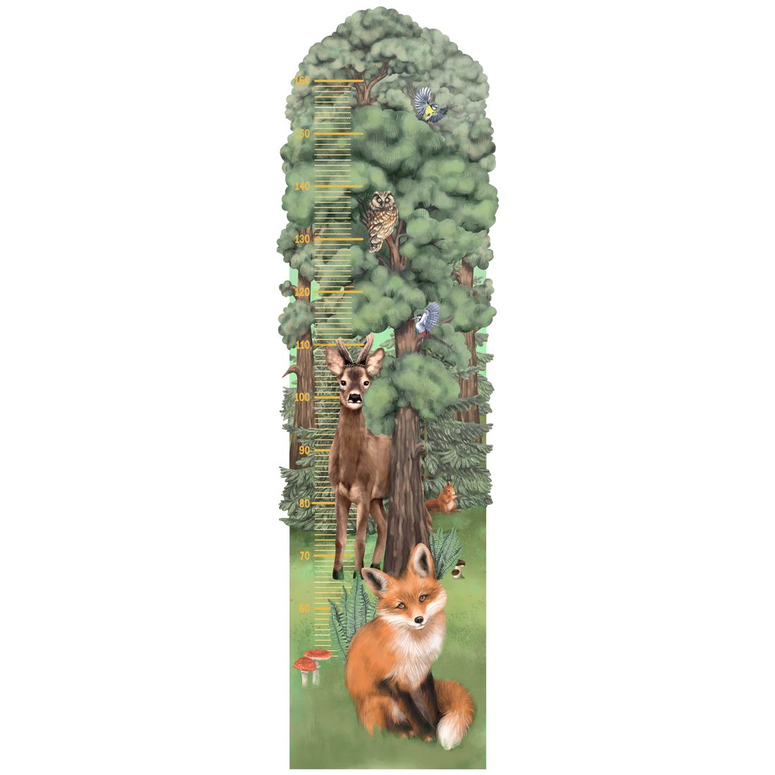 Wandaufkleber Wachstumsmaßnahme Wald