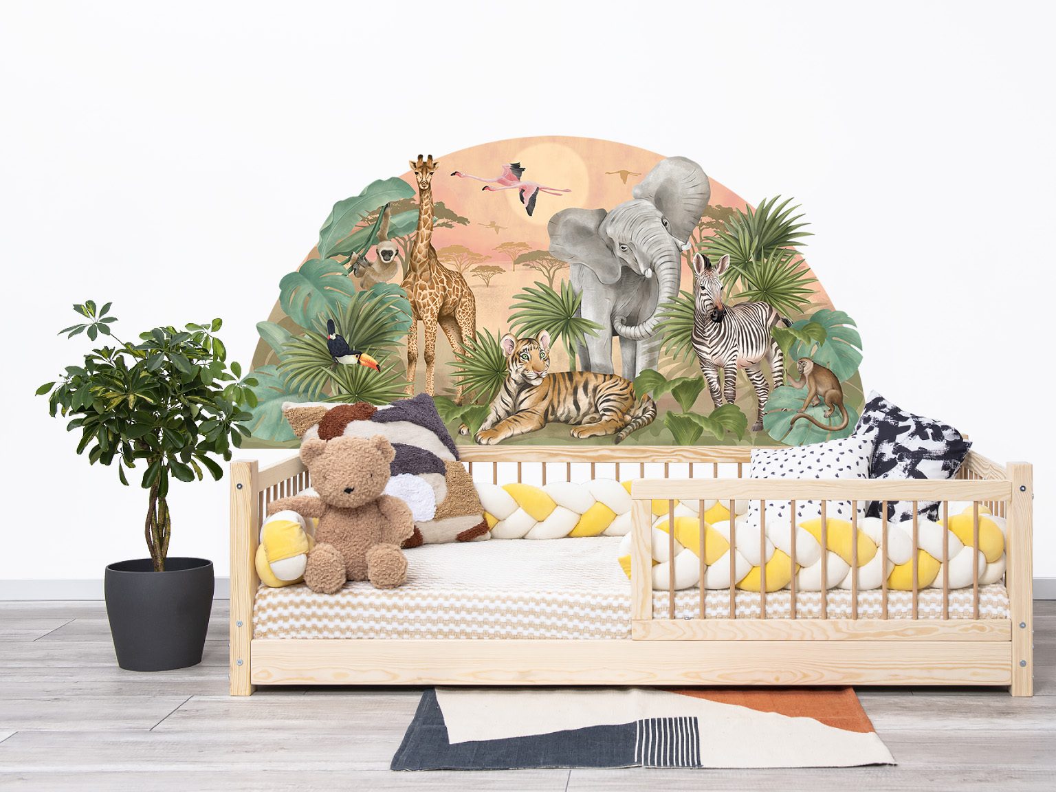 Wall stickers Meadow safari